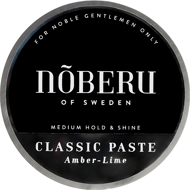 Modellierende Haarpaste mit Amber und Limette Mittlerer Halt - Noberu of Sweden Classic Paste Amber Lime — Bild N1