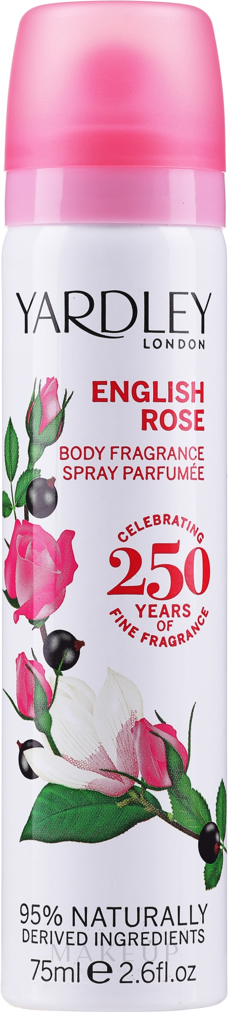 Parfümiertes Körperspray - Yardley London English Rose Refreshing Body Spray — Bild 75 ml