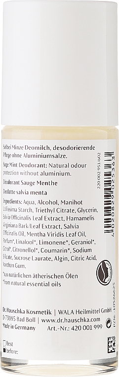 Deomilch mit Salbei und Minze - Dr. Hauschka Sage Mint Deodorant — Bild N2