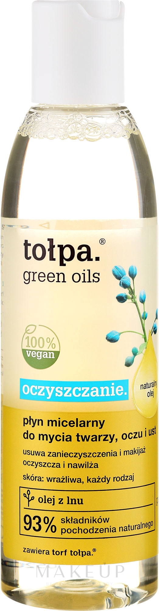 Mizellenwasser mit Leinöl - Tolpa Green Oils Micellar Water — Bild 200 ml