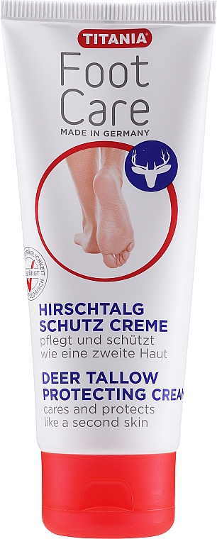 Pflegender Fußcreme-Balsam mit Hirschtalg für beanspruchte und trockene Haut - Titania Stag Cream