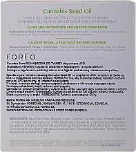 Beruhigende Gesichtsmaske mit Hanfsamenöl - Foreo UFO Cannabis Seed Oil Mask — Bild N2