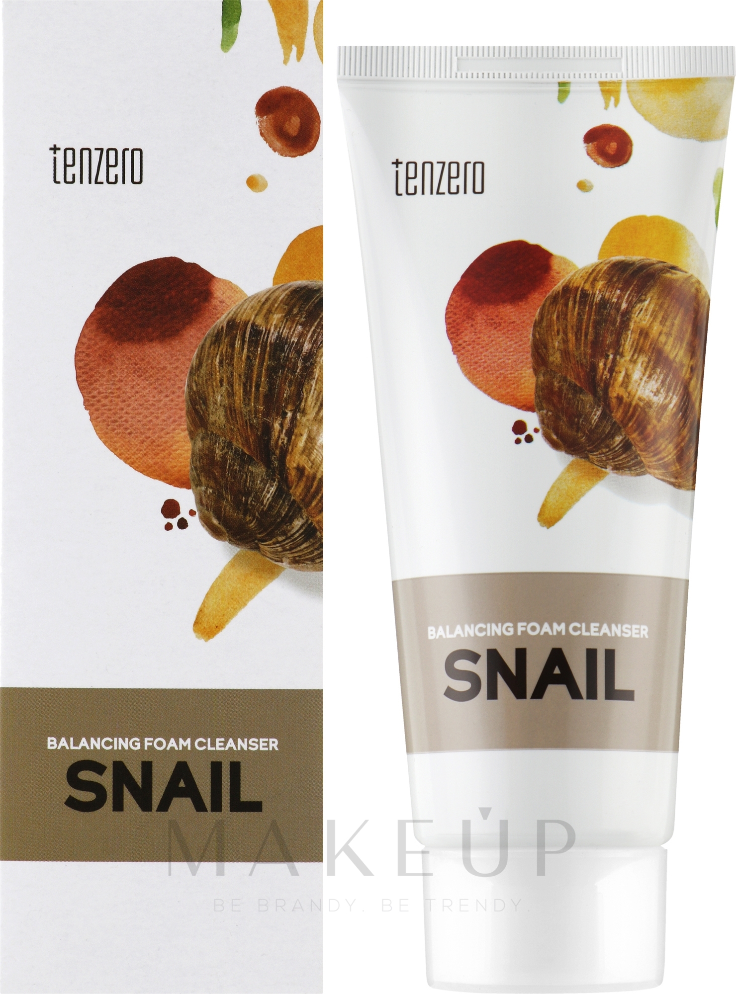 Ausgleichender Reinigungsschaum mit Schneckenschleim-Extrakt - Tenzero Balancing Foam Cleanser Snail — Bild 100 ml