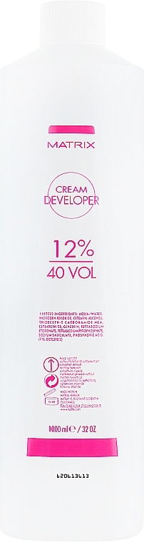 Creme-Oxidationsmittel 12 % - Matrix Cream Developer 40 Vol. 12%  — Foto N3