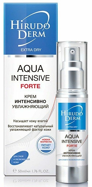 Intensives feuchtigkeitsspendendes Gesichtscreme-Gel für trockene Haut - Hirudo Derm Aqua Intensive Forte — Bild N1