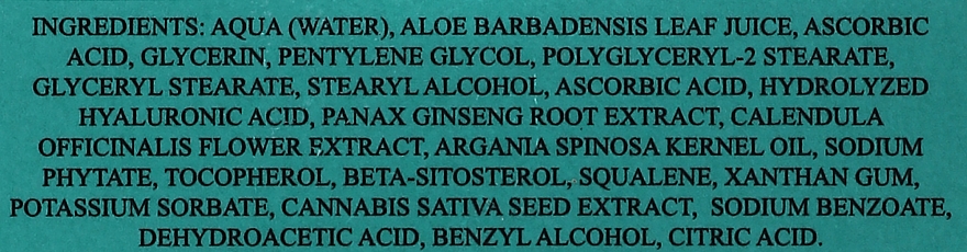 Intensiv feuchtigkeitsspendende Augenkonturcreme mit Hyaluronsäure, Vitamin C, Ginsengextrakt, Ringelblume und Arganöl - London Botanical Laboratories Hyaluronic acid+CBD Molecular Moisture Surge Eye Cream — Bild N3