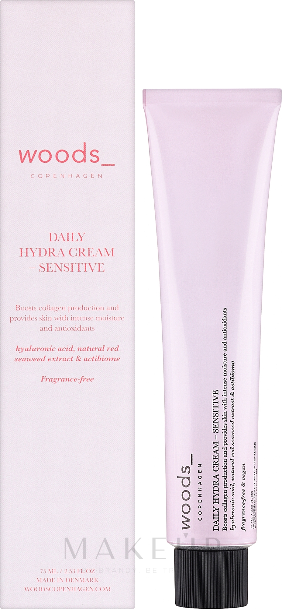 Tagescreme für empfindliche Haut - Woods Copenhagen Daily Hydra Cream Sensitive  — Bild 75 ml