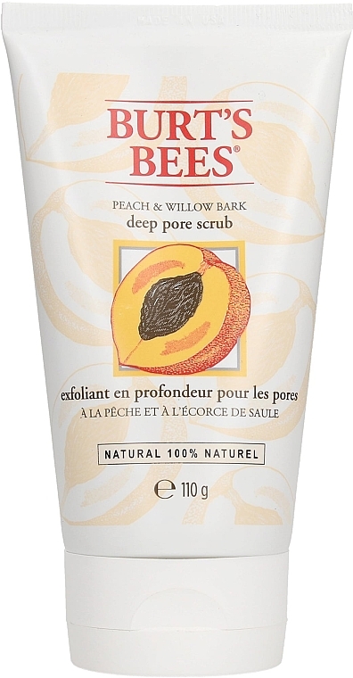 Gesichtspeeling - Burt's Bees Peach & Willow Bark Deep Pore Scrub — Bild N1