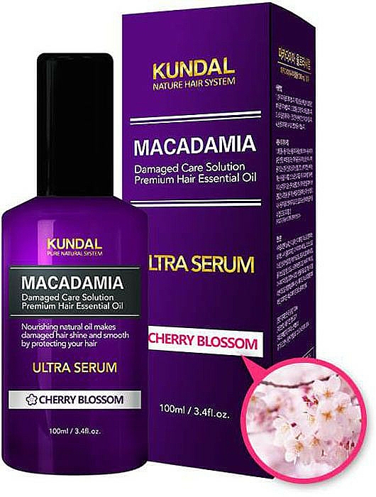 Ultra Serum für Haare Kirschblüte - Kundal Macadamia Cherry Blossom Ultra Serum