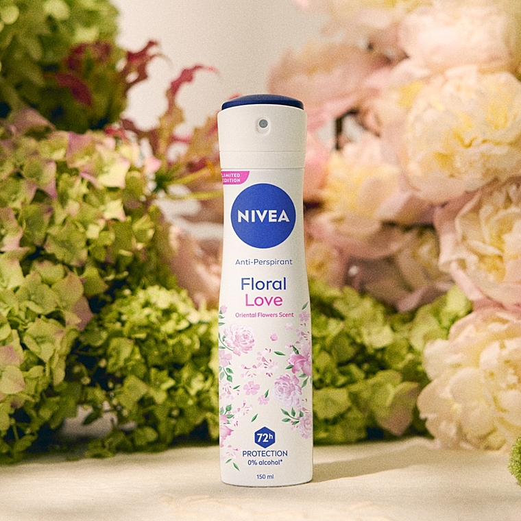 Deospray Antitranspirant - NIVEA Anti-Perspirant Floral Love Limited Edition  — Bild N3