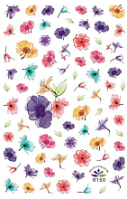 Selbstklebende Nagelsticker Blumen - Deni Carte 150 — Bild N1