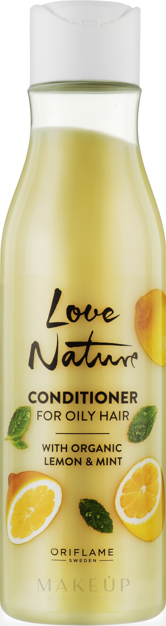 Conditioner für fettiges Haar mit Zitrone und Minze - Oriflame Love Nature Oily Hair Conditioner — Bild 250 ml