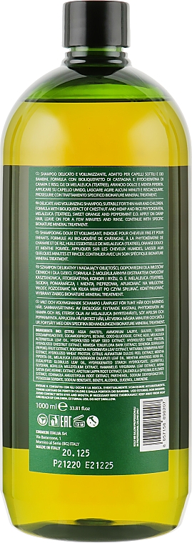 Haarshampoo für den täglichen Gebrauch mit Teebaumöl - Emmebi Italia BioNatural Mineral Treatment Frequent Use Shampoo — Bild N2