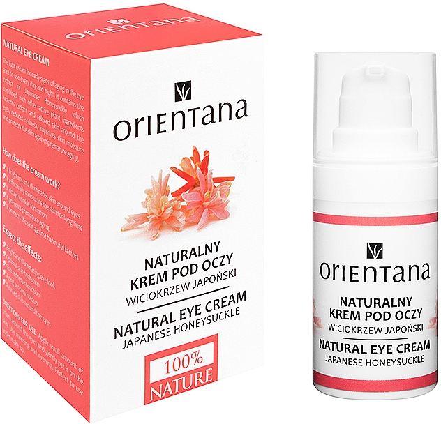 Feuchtigkeitsspendende und aufhellende Augencreme - Orientana Bio Eye Cream