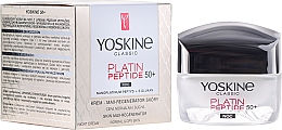 Düfte, Parfümerie und Kosmetik Nachtcreme für normale und Mischhaut 50+ - Yoskine Classic Platin Peptide Face Cream 50+