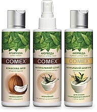 Set Pflege für strapaziertes Haar - Comex (shm/150ml + spray/150ml + oil/150ml) — Bild N2