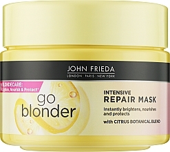 Intensiv regenerierende Haarmaske - John Frieda Go Blonder Intensive Repair Mask — Bild N1