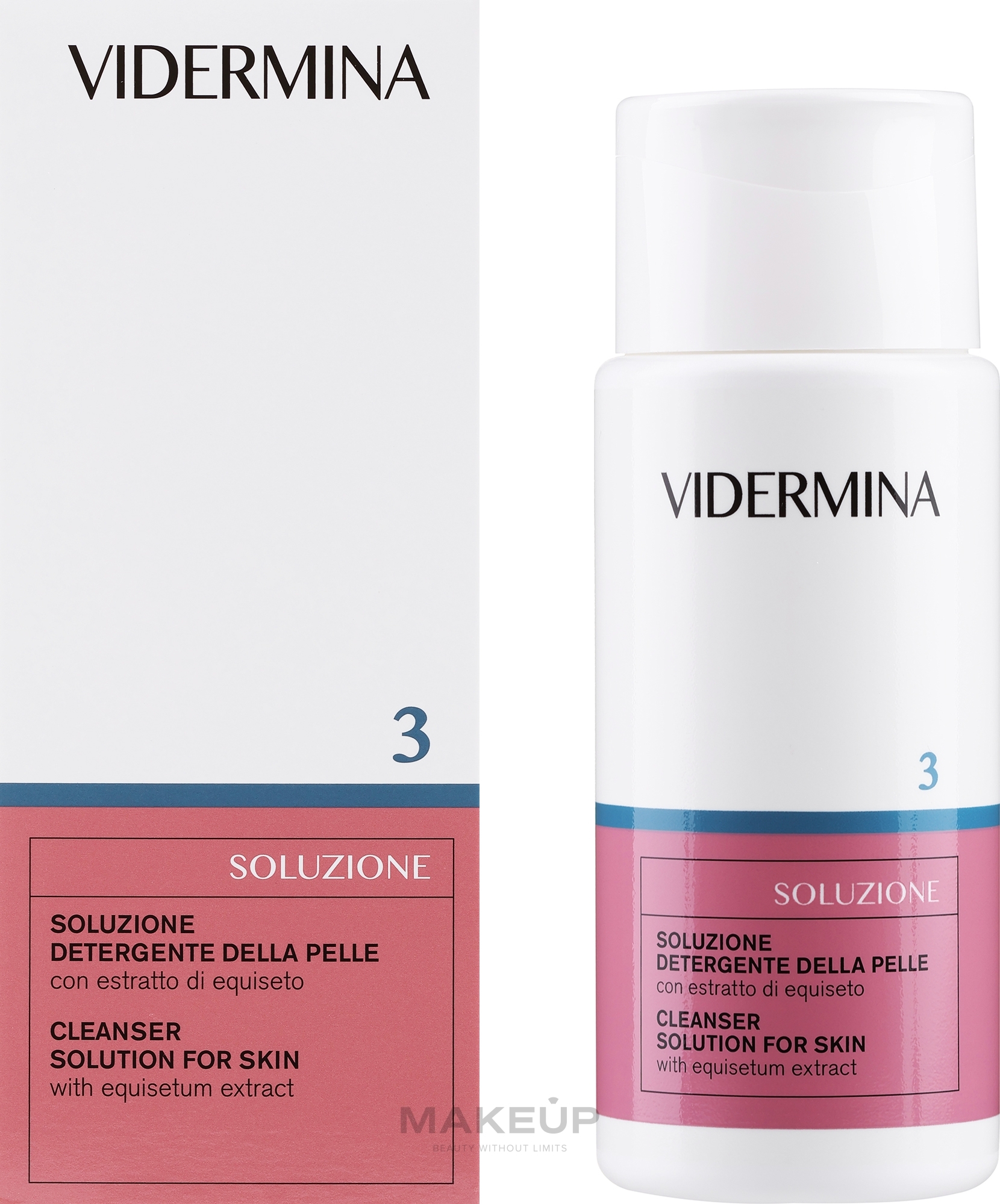 Reinigungsmittel für Neugeborene - Vidermina 3 Cleanser Solution For Skin pH 3.5 — Bild 200 ml
