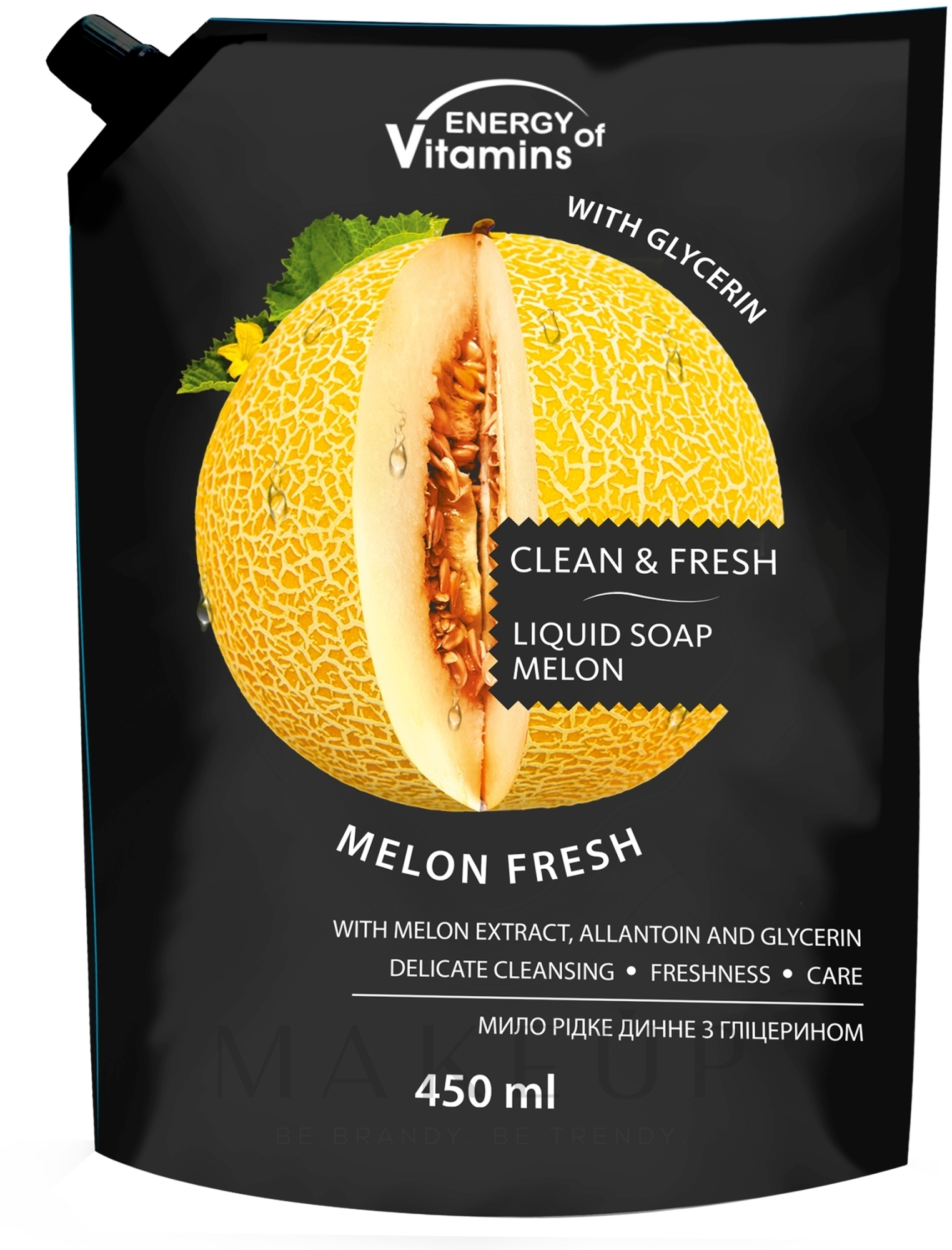 Flüssigseife Melone - Leckere Geheimnisse Energy of Vitamins — Bild 450 ml