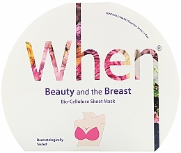 Düfte, Parfümerie und Kosmetik Straffende Biocellulose-Tuchmaske für die Brust - When Beauty And The Breast Bio-Cellulose Mask