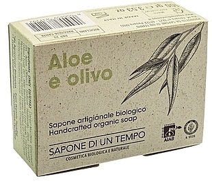 Seife Aloe und Olive - Sapone Di Un Tempo Organic Soap Aloe And Olive — Bild N1