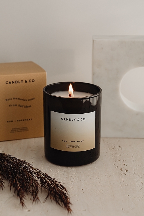 Duftkerze - Candly & Co No.2 Candle Rum Rozmaryn — Bild N3