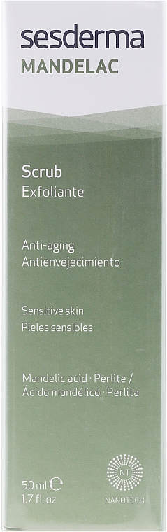 Anti-Aging Peeling für Körper und Gesicht mit Mandelsäure - SesDerma Laboratories Mandelac Scrub Face And Body — Bild N1