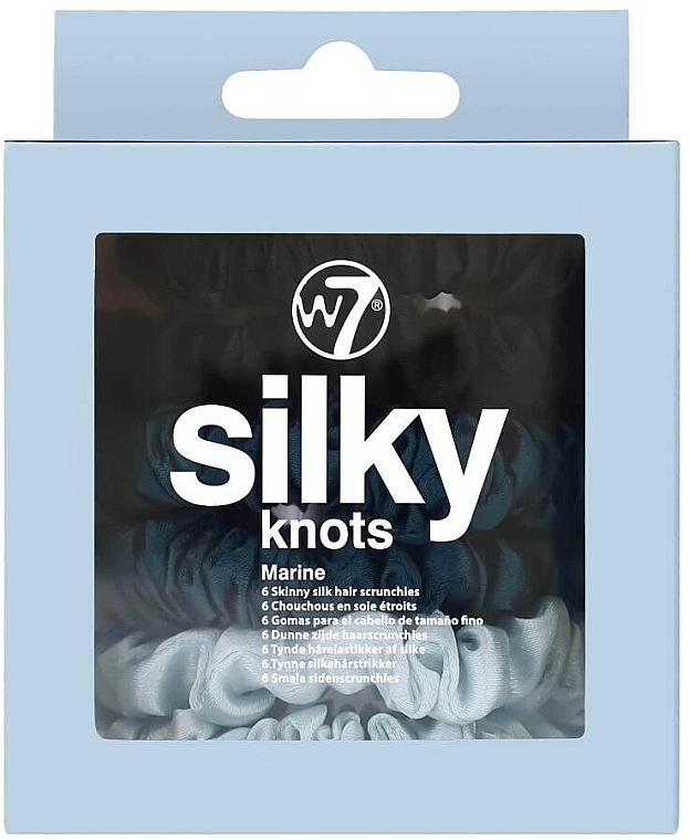 Haargummi 6 St. - W7 Cosmetics Silky Knots Marine — Bild N1