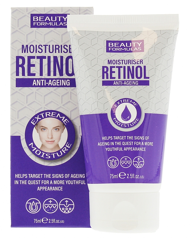 Feuchtigkeitsspendende Gesichtscreme mit Retinol - Beauty Formulas Anti-Aging Moisturiser Retinol Cream — Bild N1