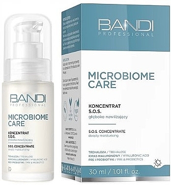 Tief feuchtigkeitsspendendes Gesichtskonzentrat - Bandi Professional Microbiome Care Deeply Moisturizing SOS Concentrate — Bild N1