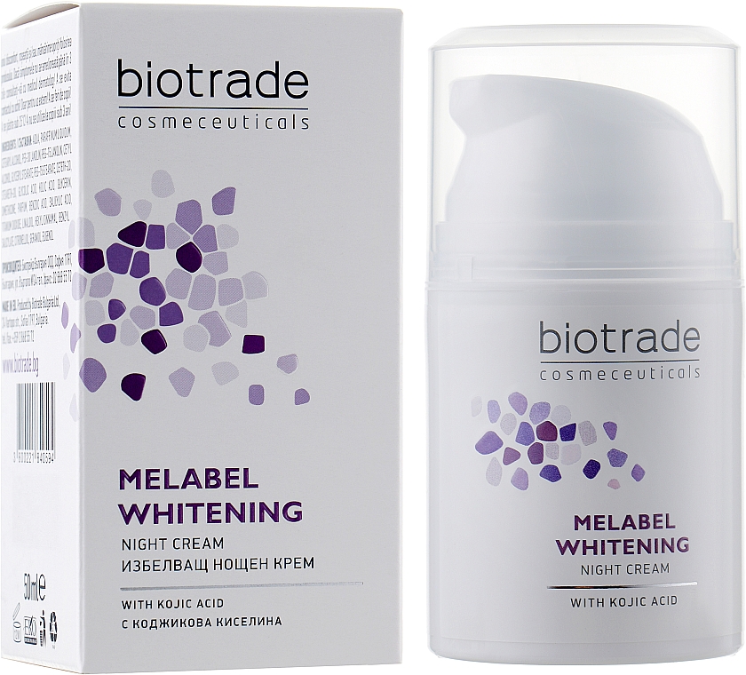 Aufhellende Nachtcreme für Haut mit Hyperpigmentierung - Biotrade Melabel Whitening Night Cream — Bild N2