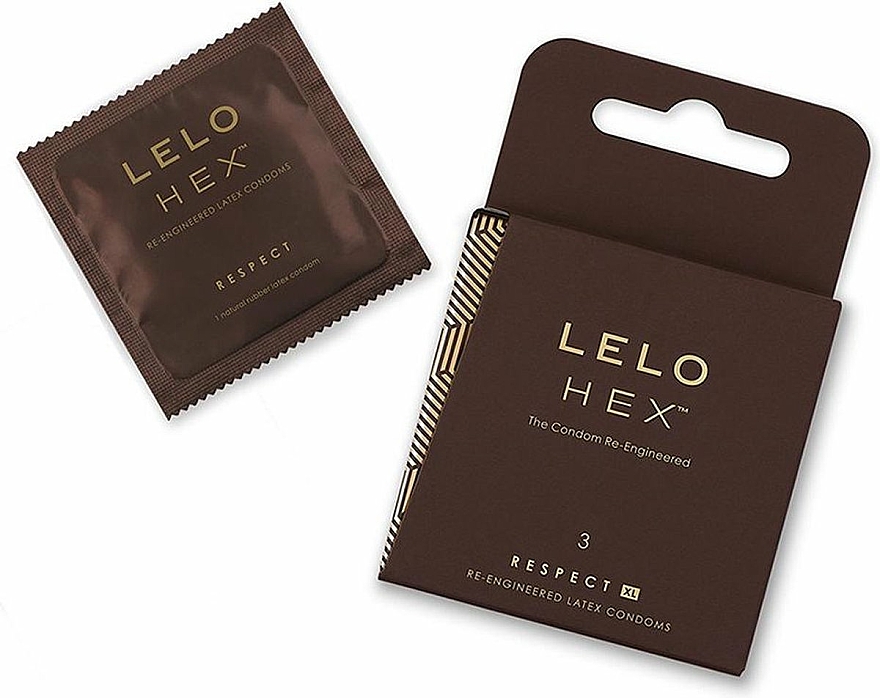 Kondome XL 3 St. - Lelo HEX Respect XL — Bild N1