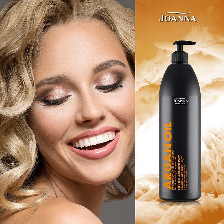 Shampoo mit Arganöl für trockenes und strapaziertes Haar - Joanna Professional — Foto N10