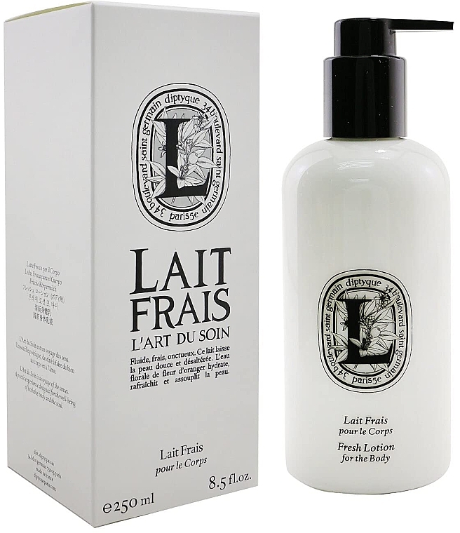 Feuchtigkeitsspendende Körperlotion mit Orangenblütenwasser, Macadamia- und Süßmandelöl - Diptyque L'Art Du Soin Fresh Lotion For The Body — Bild N2