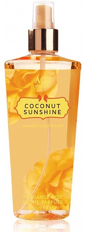 Parfümierter Körpernebel - AQC Fragrances Coconut Sunshine Body Mist — Bild N1