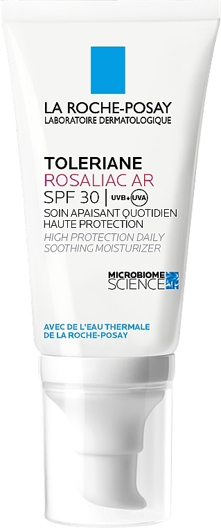 Gesichtscreme mit hohem UV-Schutz für zu Couperose neigende Haut - La Roche Posay Toleriane Rosaliac AR SPF30 — Bild N1