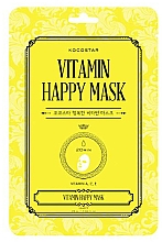 Düfte, Parfümerie und Kosmetik Tuchmaske für das Gesicht mit Vitaminen A,C und E für einen strahlenden Teint - Kocostar Vitamin Happy Mask