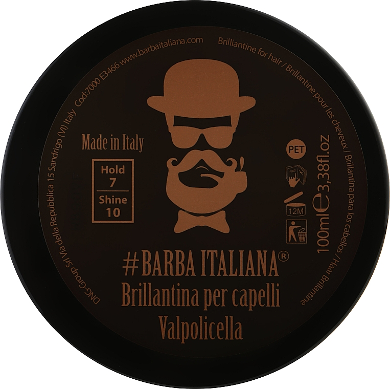 Styling-Gel für das Haar - Barba Italiana Valpolicella Brillance Gel — Bild N4