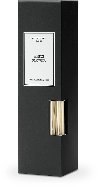 Cereria Molla White Flowers Reed Diffuser  - Aromadiffusor Weiße Blumen  — Bild N2