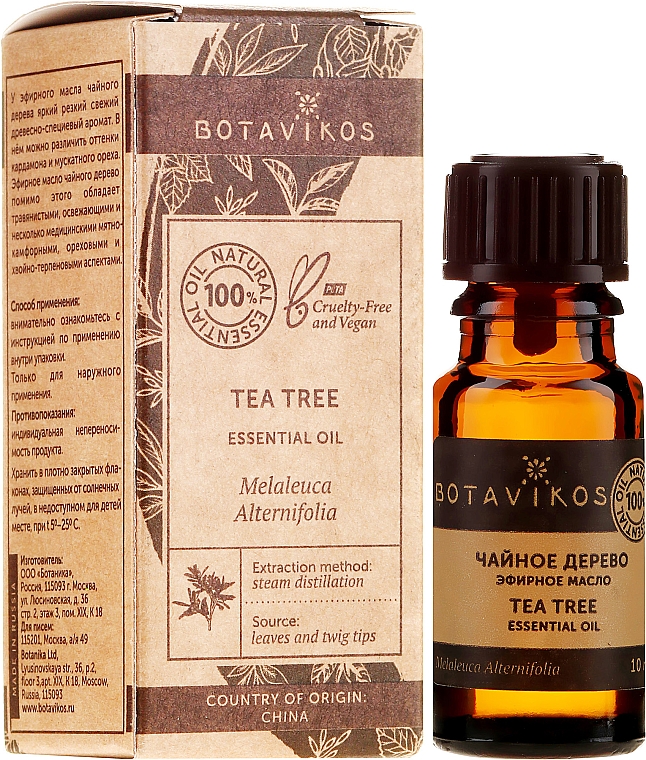 Ätherisches Bio Teebaumöl - Botavikos Tea Tree Essential Oil