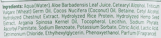 Regenerierende Haarspülung mit Aloe Vera, Argan und pflanzlichem Keratin - Equilibra Tricologica Repair Restructuring Conditioner — Bild N3