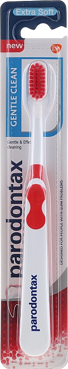 Zahnbürste extra weich Gentle Clean weiß-rot - Parodontax Gentle Clean Extra Soft — Bild N1
