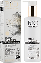 Düfte, Parfümerie und Kosmetik Mizellenmilch für das Gesicht - Phytorelax Laboratories Bio Phytorelax Detox Charcoal Micellar Make-Up Removing Milk