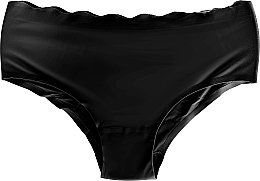 Nahtloses Damen-Bikini-Höschen schwarz - Moraj — Bild N1