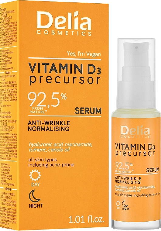 Anti-Falten-Serum mit Vitamin D3 - Delia Vitamin D3 Anti-Wrinkle Serum — Bild N2