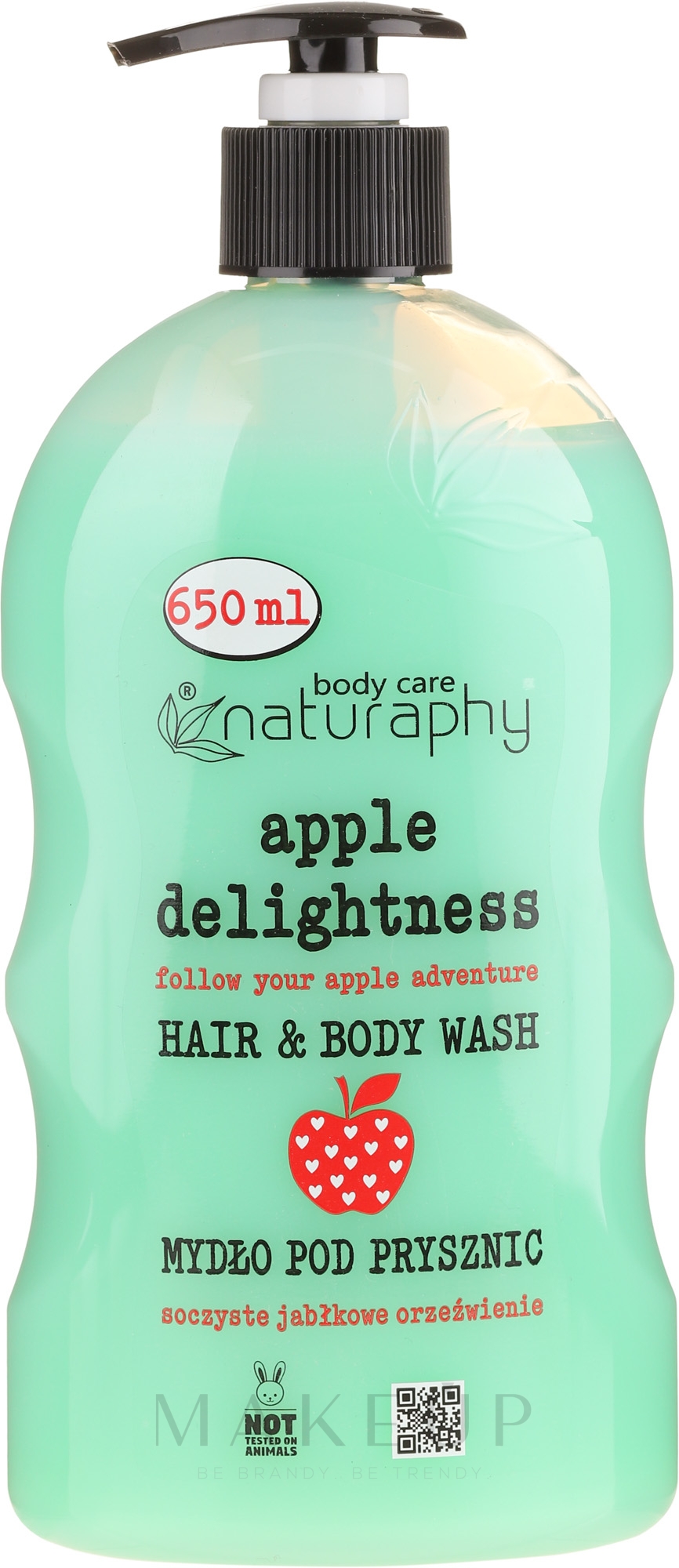 Duschgel für Haar und Körper Apfel & Aloe Vera - Naturaphy — Foto 650 ml