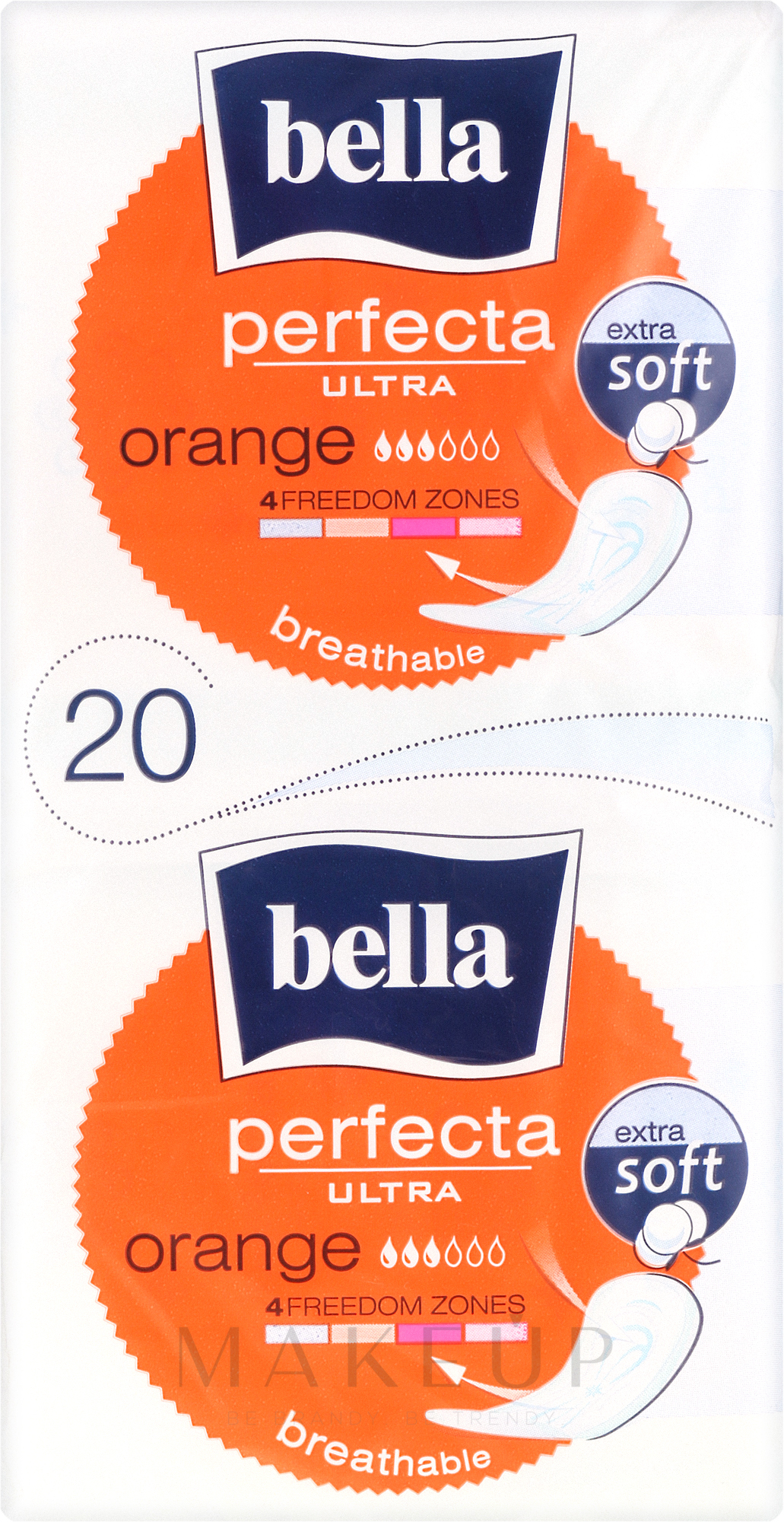Damenbinden Perfecta Ultra Orange 10+10 St. - Bella — Bild 20 St.
