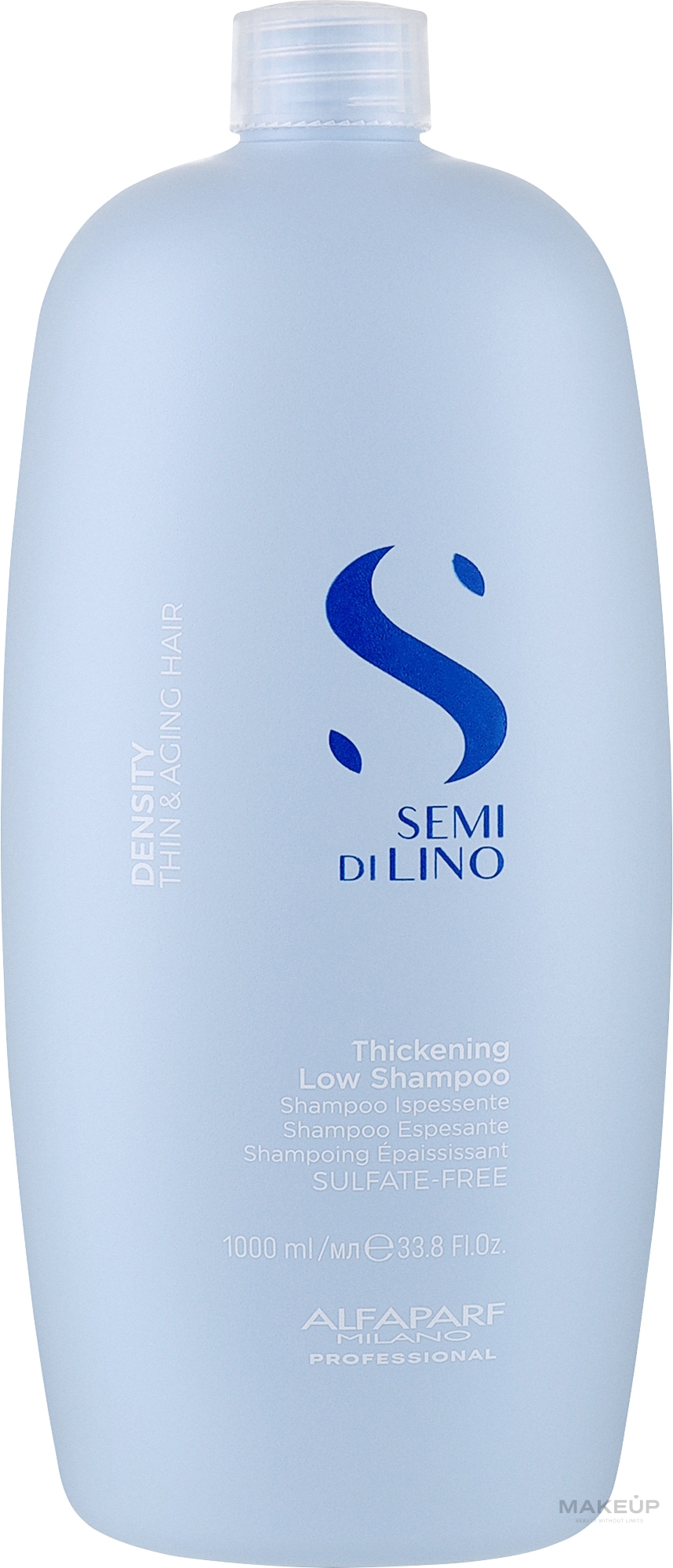 Shampoo für dickes Haar - Alfaparf Semi di Lino Density Thickening Low Shampoo — Bild 1000 ml