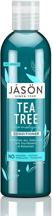 Normalisierende Haarspülung für trockene und schuppige Kopfhaut mit Teebaum- und Jojobaöl - Jason Conditioner Normalizing Tea Tree Conditioner — Bild N1