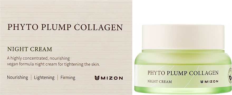 Gesichtscreme für die Nacht mit Phytokollagen - Mizon Phyto Plump Collagen Night Cream — Bild N2